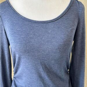 Source Unknown Heather Blue Long Sleeve Tee